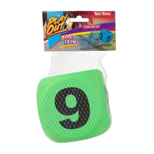 Toi-toys fuori schiuma dobbelsteen, 10 cm