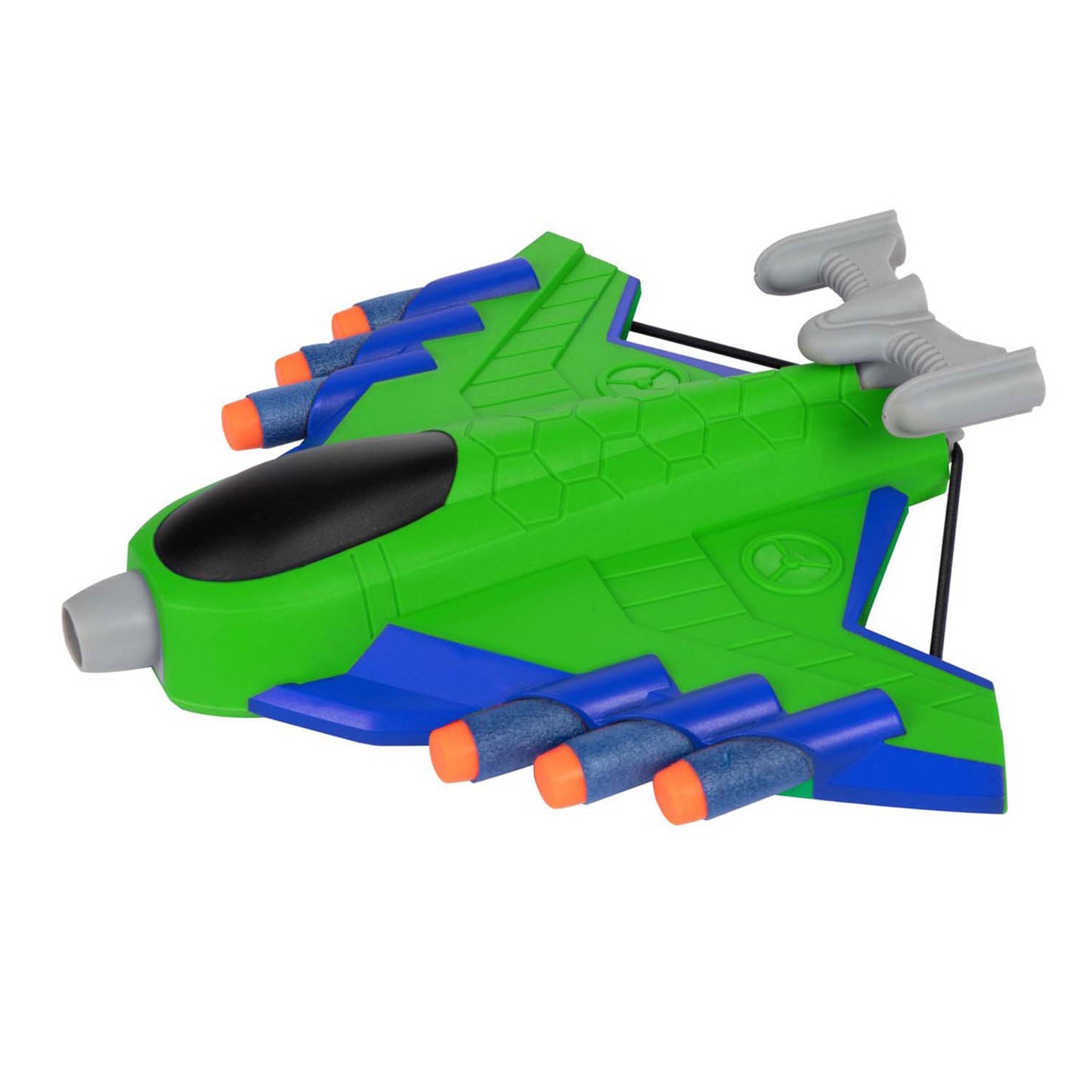 Toi-Toys juega un tirador de aviones con 16 flechas de espuma