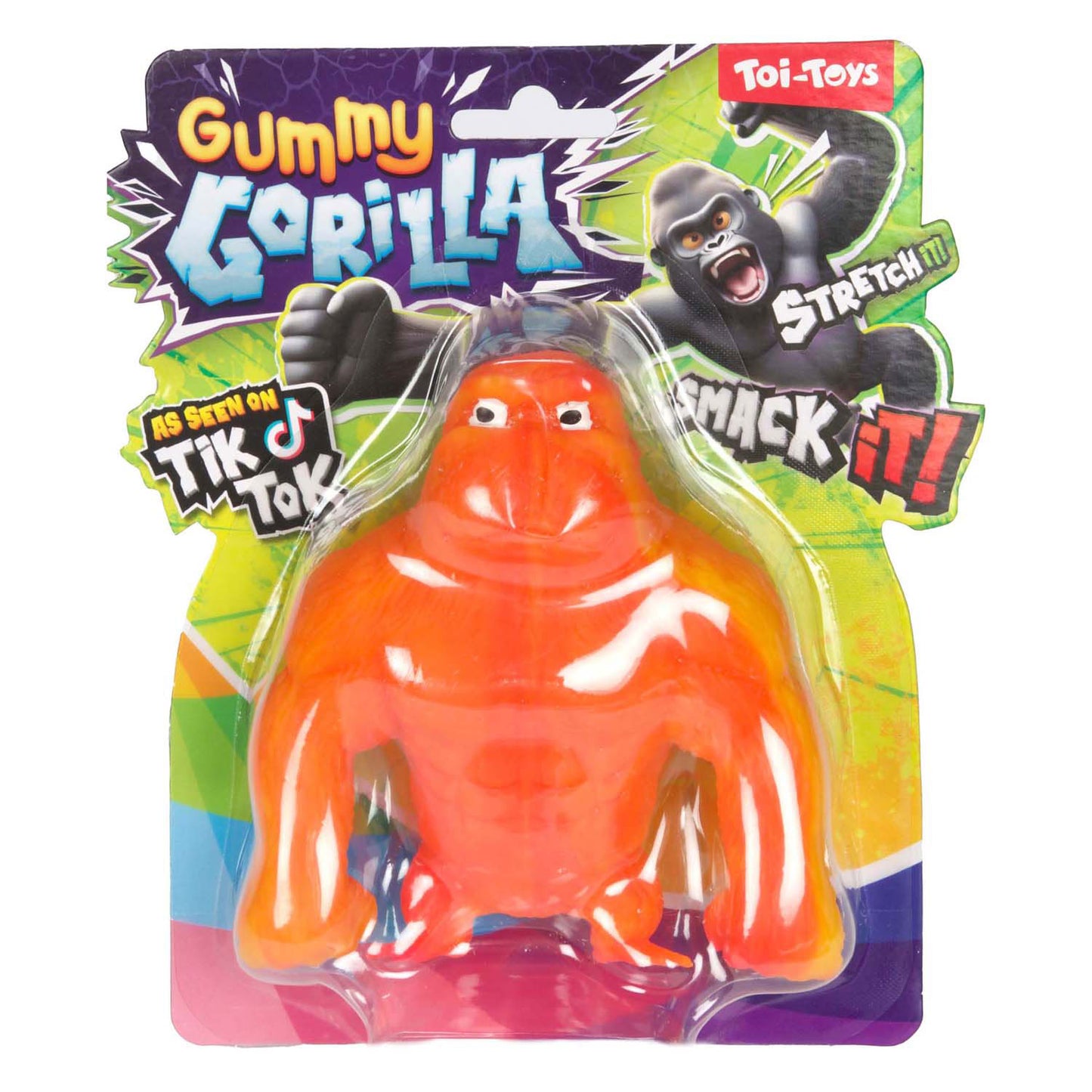 TOI-TOYS Fun Kneed Gorilla Gorilla Chunky Monkey Stretchable, 200 gramos