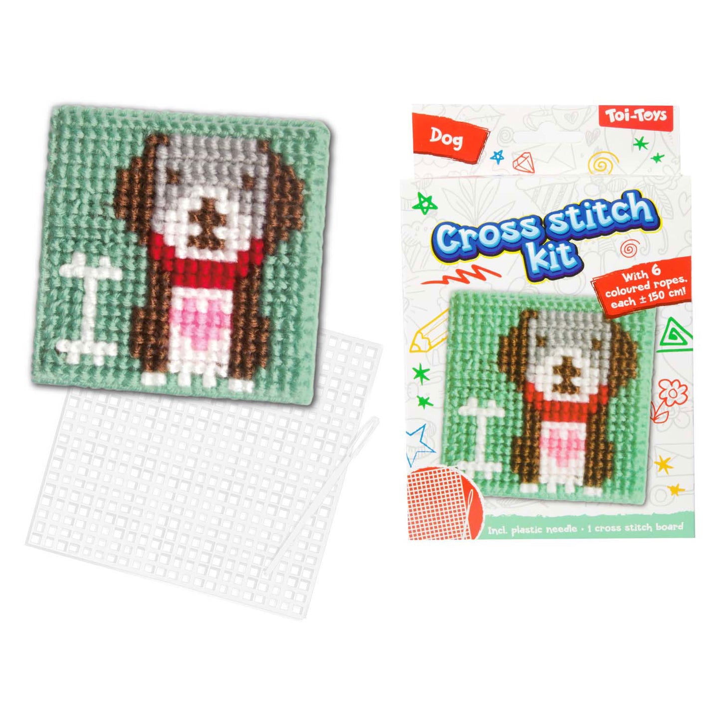 Toi-toys Craft Grovinge Set a tema Croce Stitch