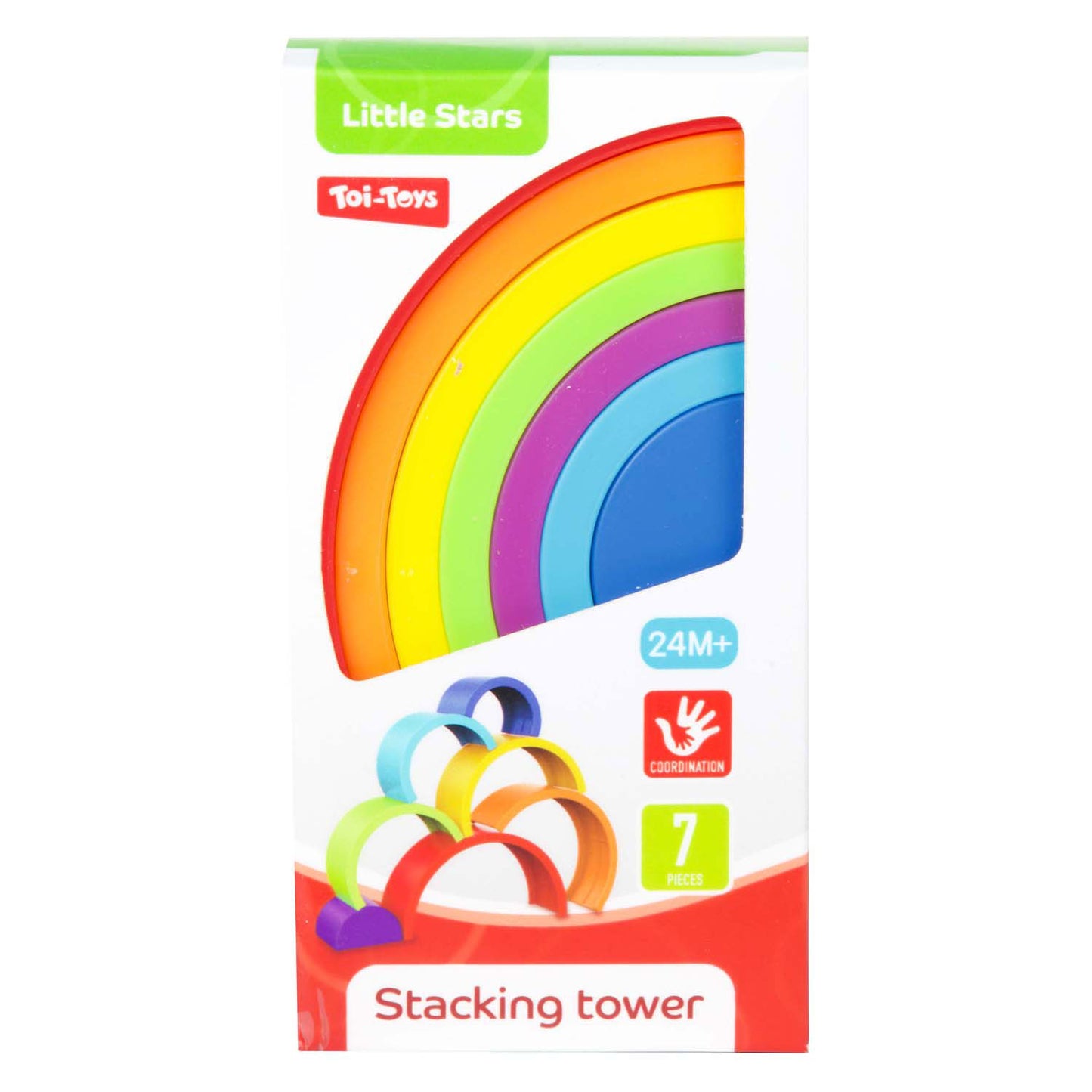 Little Stars Little Rainbow Stacking Tower a 7 pezzi