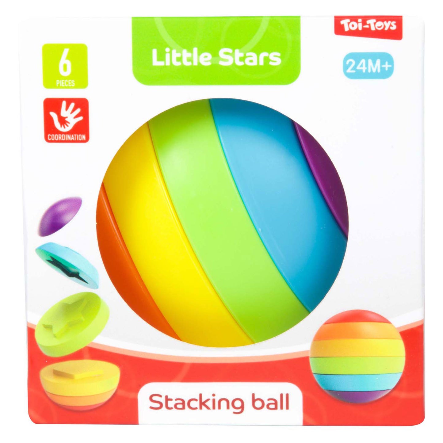 Little Stars Little Stack Tower Puzzle Ball 6 piezas