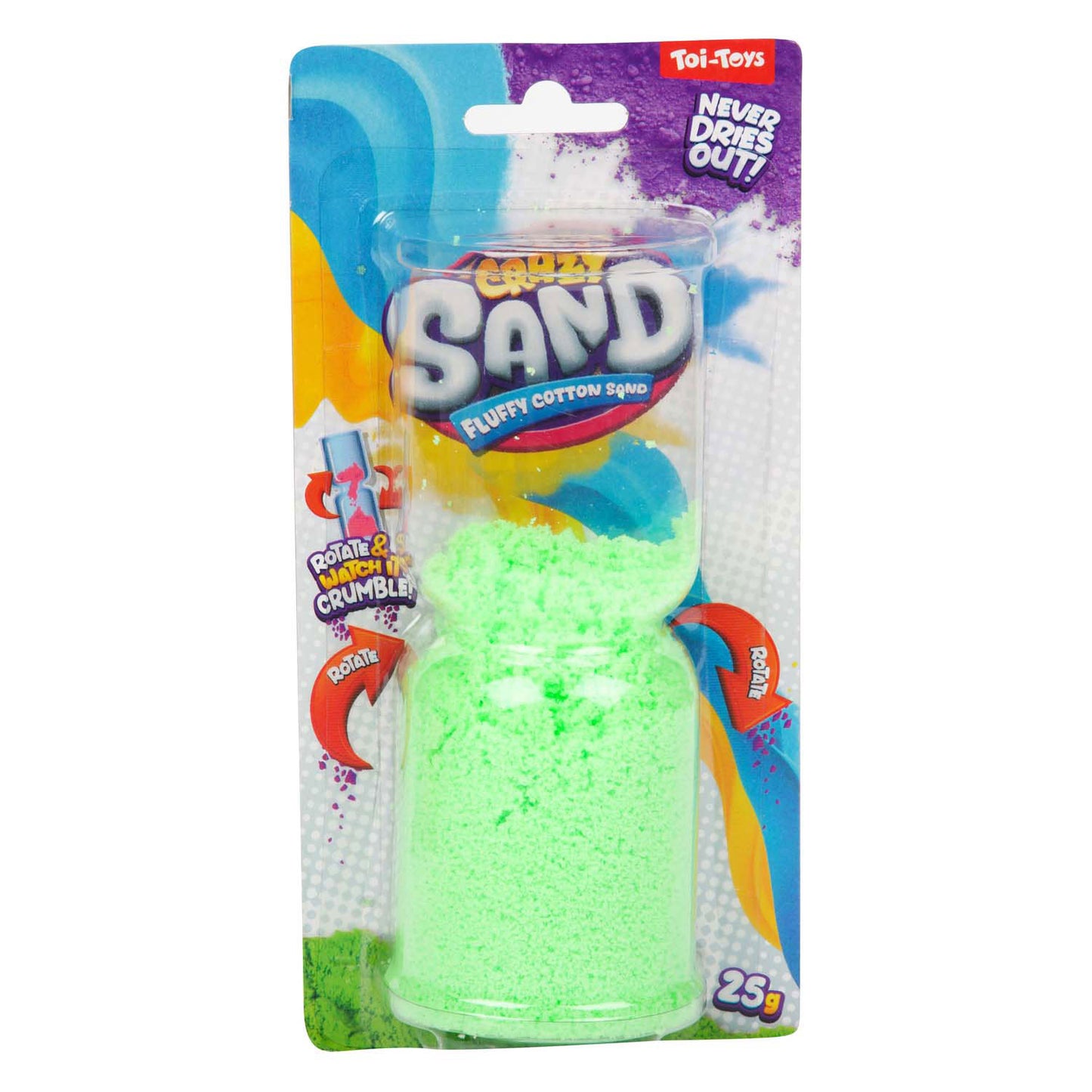 Toi-toys sabbia estensibile Crazy Sand, 25 gr
