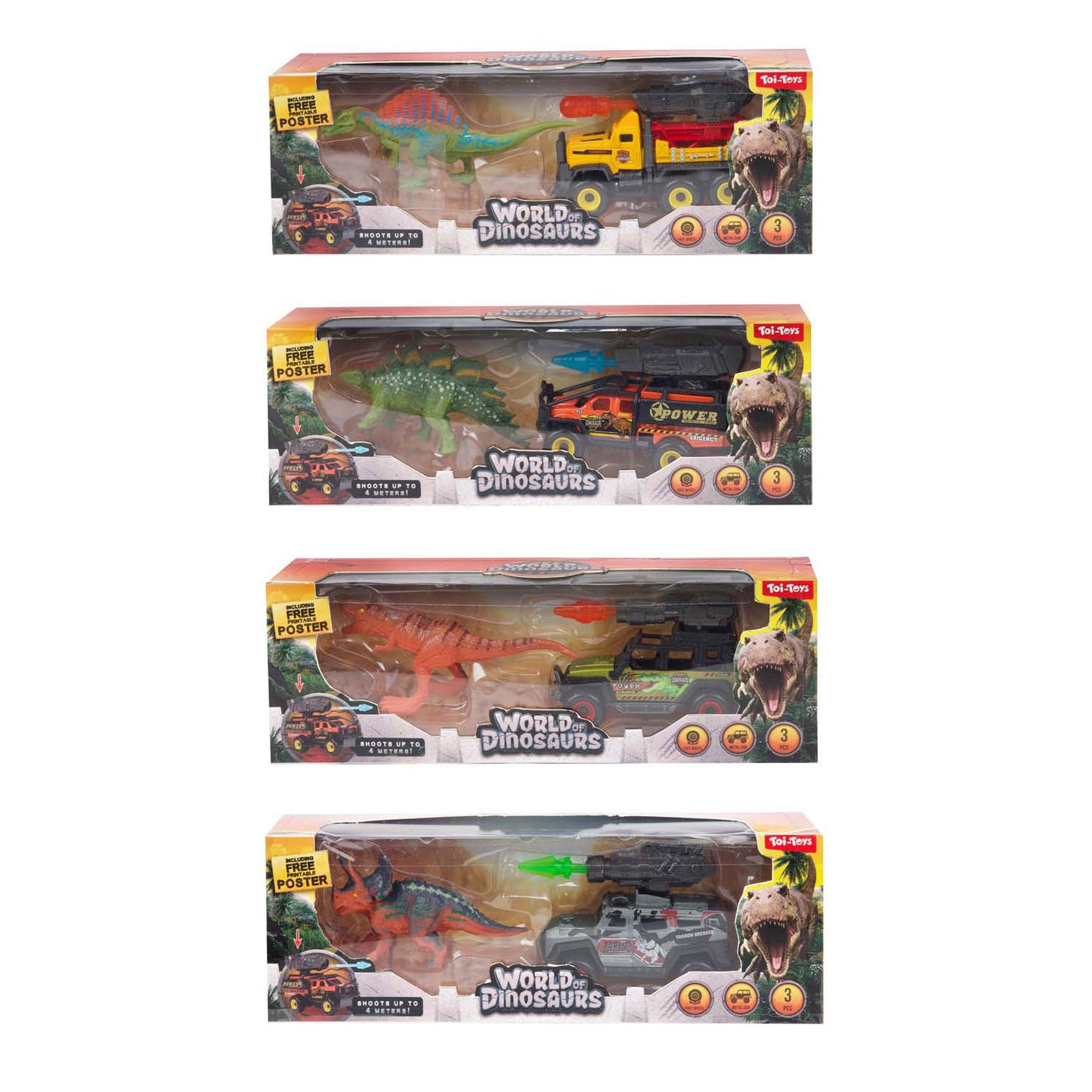 Set da gioco Toi-Toys Dino Hunter