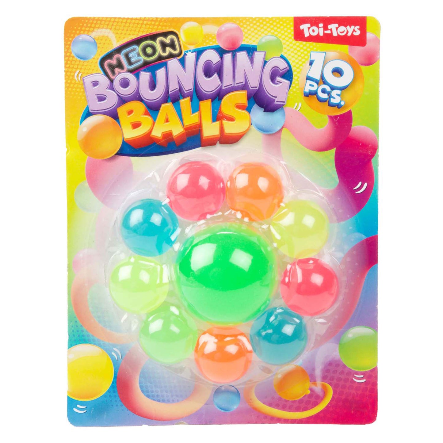 Toi-toys divertidas pelotas que rebotan, 10 uds.