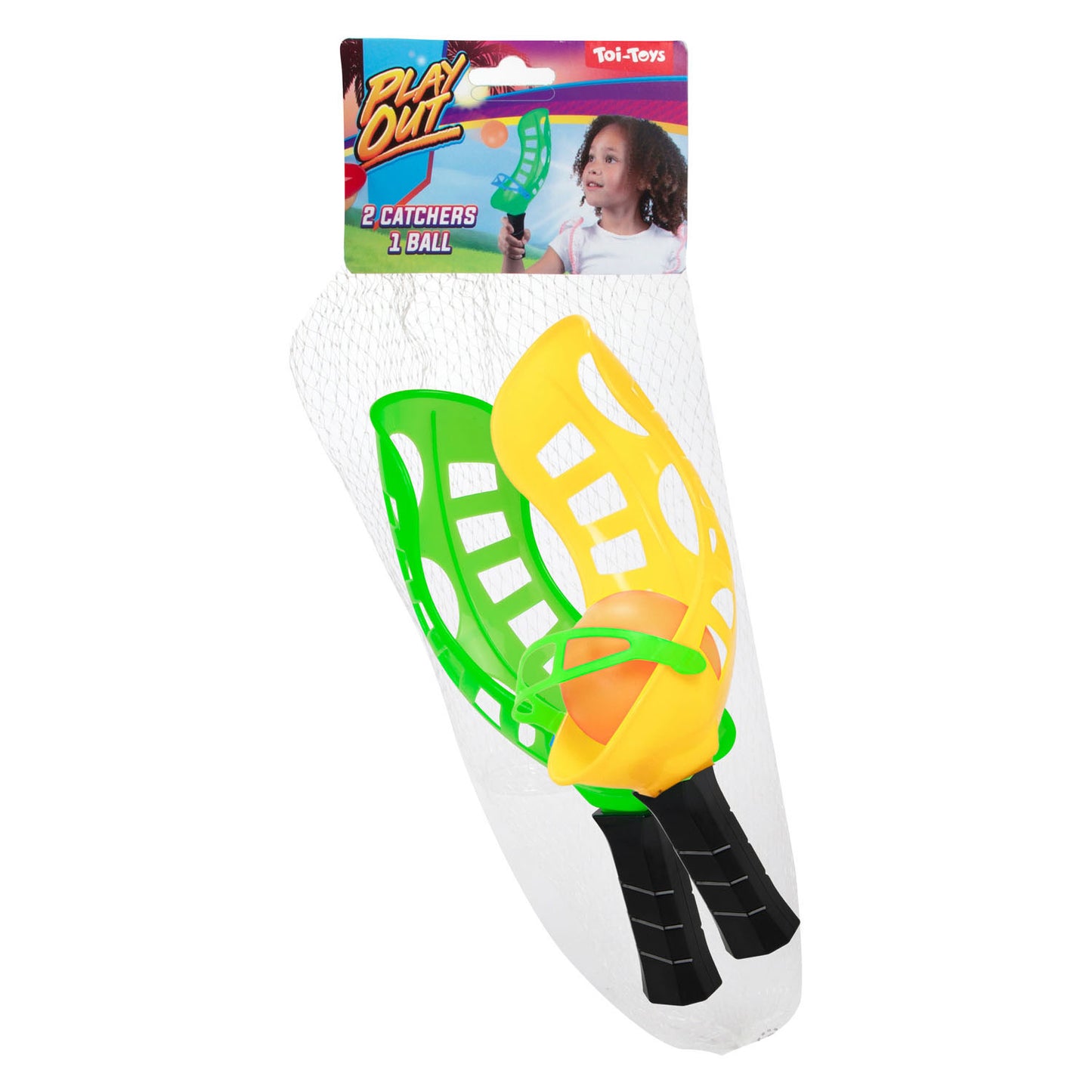 Juego de cuchara para atrapar Toi-toys - 3 partes.