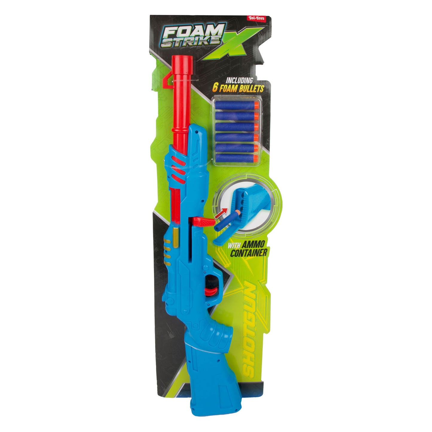 Toi-toys escopeta strikex de espuma con 6 flechas de espuma