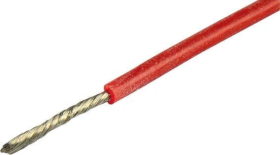 Herhth+Bens Electric Caole silicone 0,75 mm rosso 5mtr.