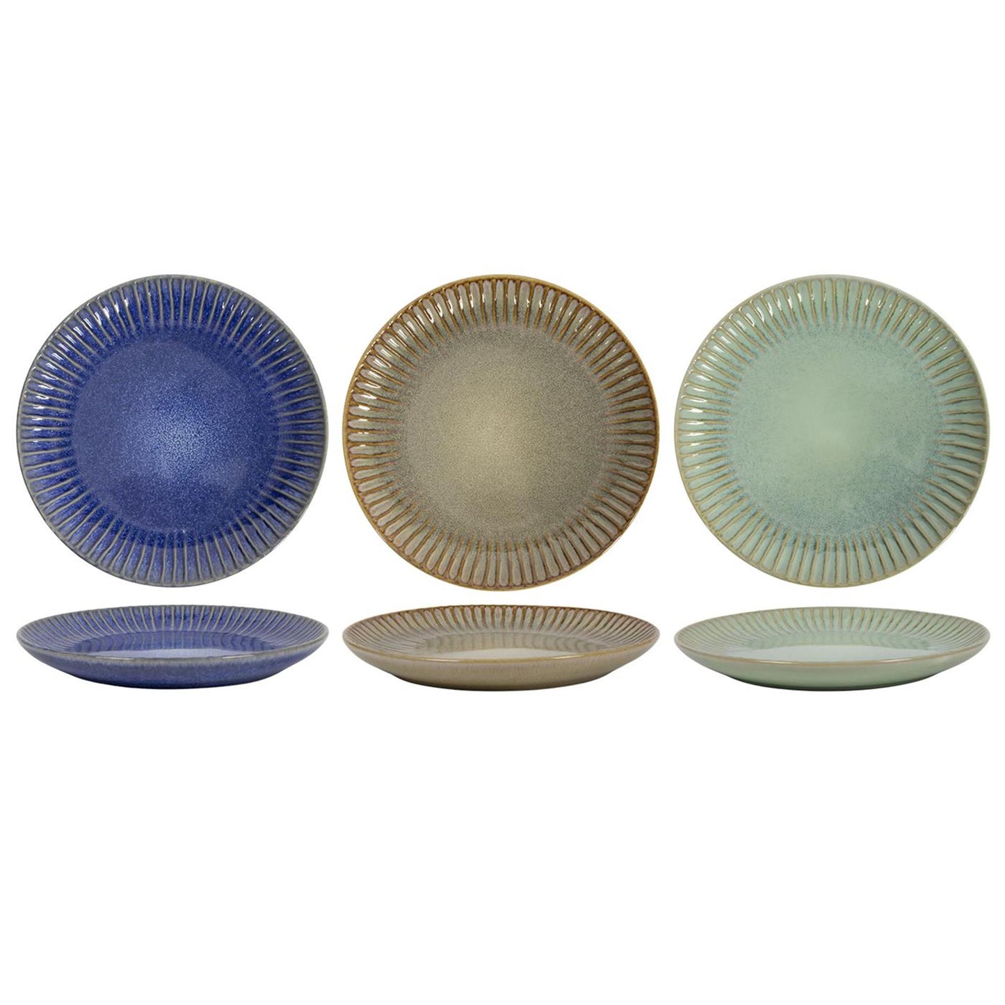 Plato desayuno brisa marina 21cm caja de 6
