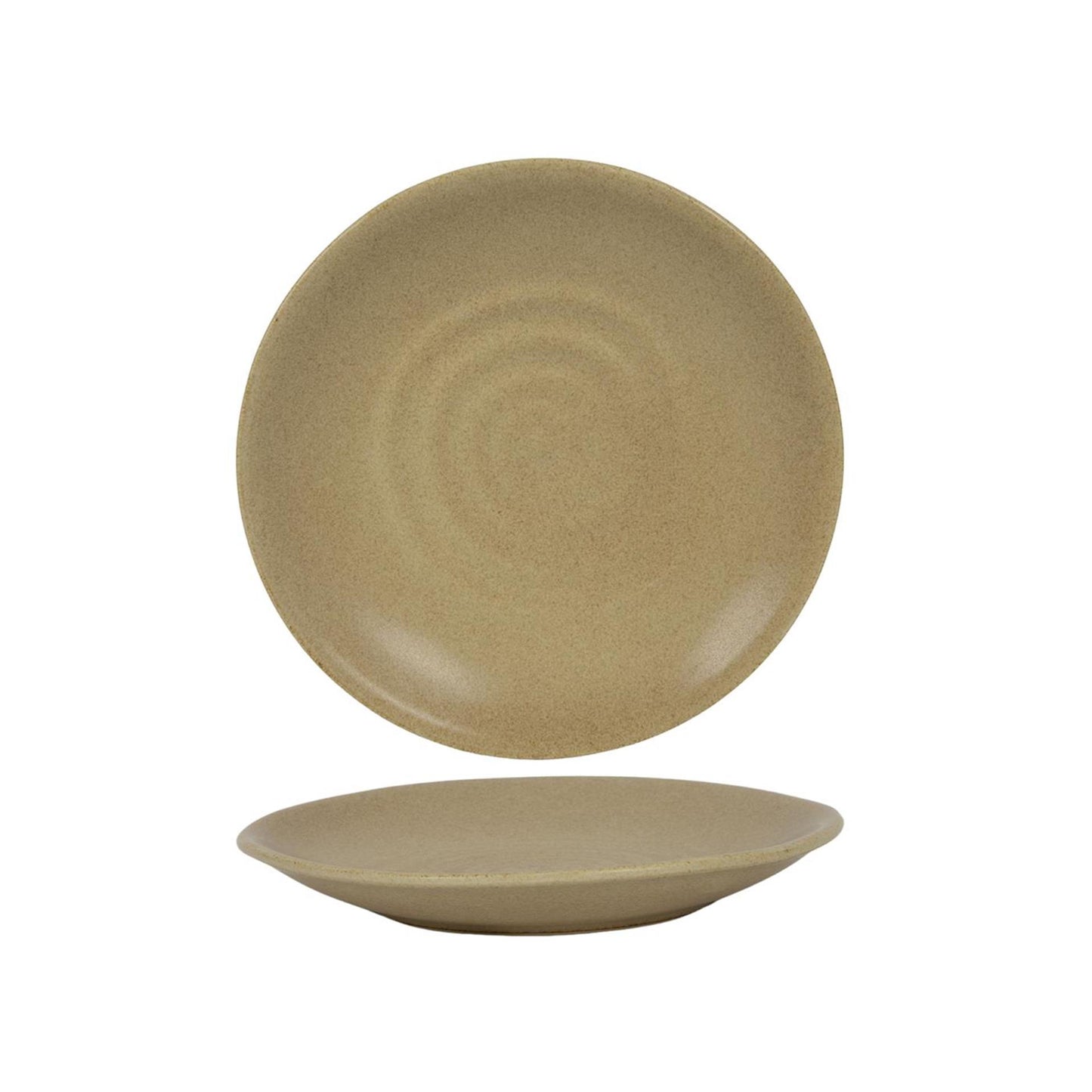 Piatto argilla beige ø21,7 cm scatola da 6 pezzi
