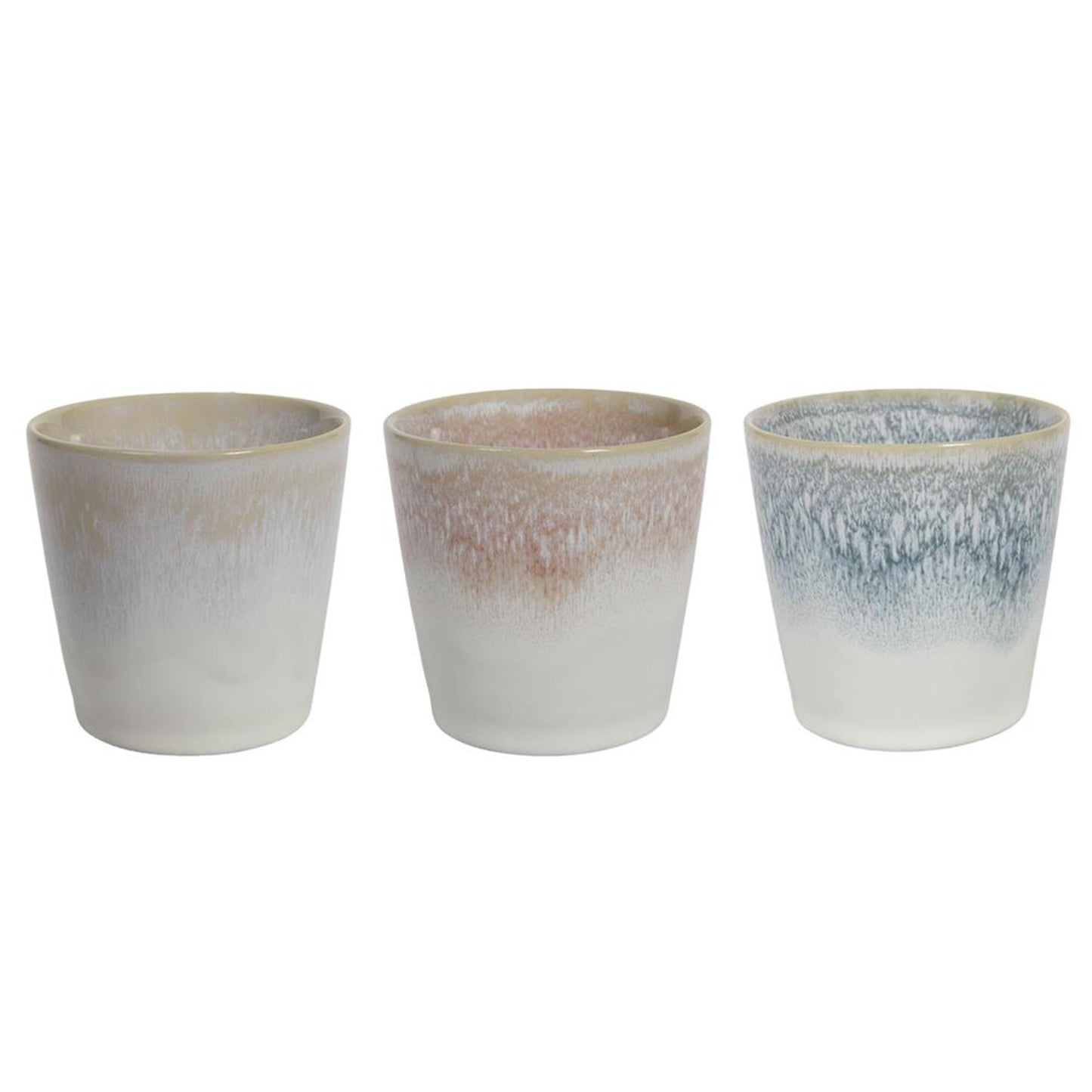 Svenska living tazza da caffè pastello sfumato 200ml 6 pz