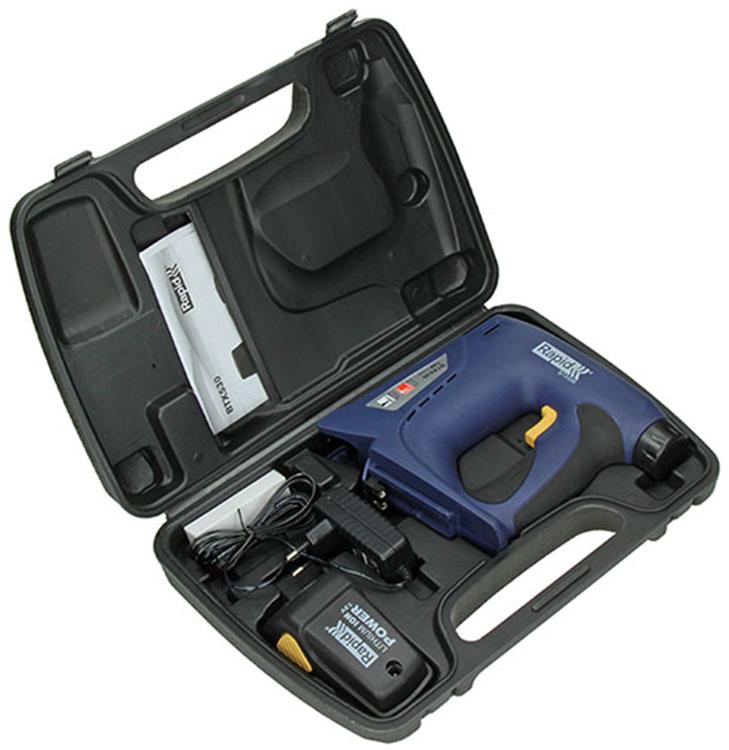 Rapid 1006054 - Chiodatrice a batteria btx530 li-ion 7,2v + graffette e chiodi in k | 1 pz