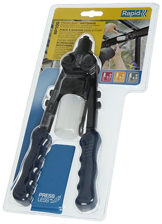 Rapid 1009410 - pinza per rivetti ciechi rp100 press less | 1 pz