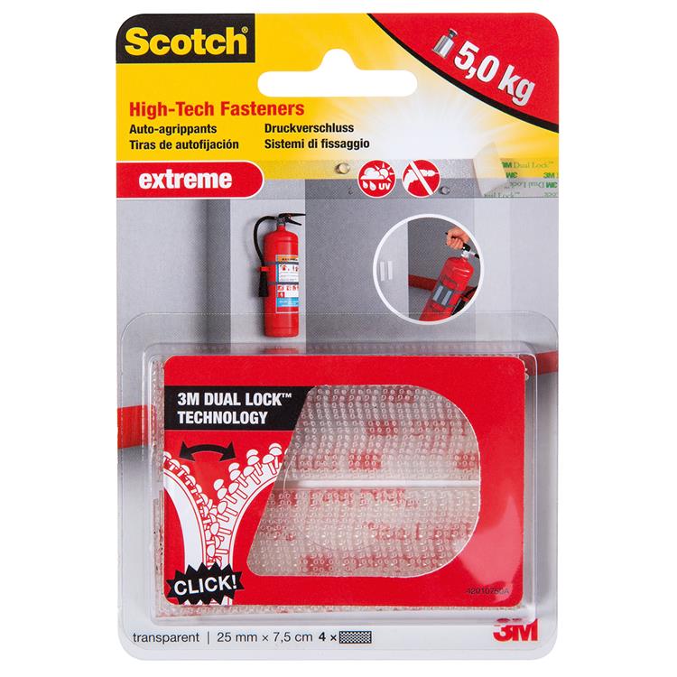 3m 1059299 - rf6730 tiras de montaje escocesas extreme trp 7,5cm (2 juegos) | 6 piezas