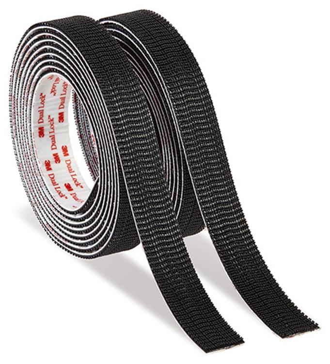3m 1059586 - extra. negro 120 cm 1 juego 2 rollos rf6741 tiras de montaje escocesas | 6 piezas