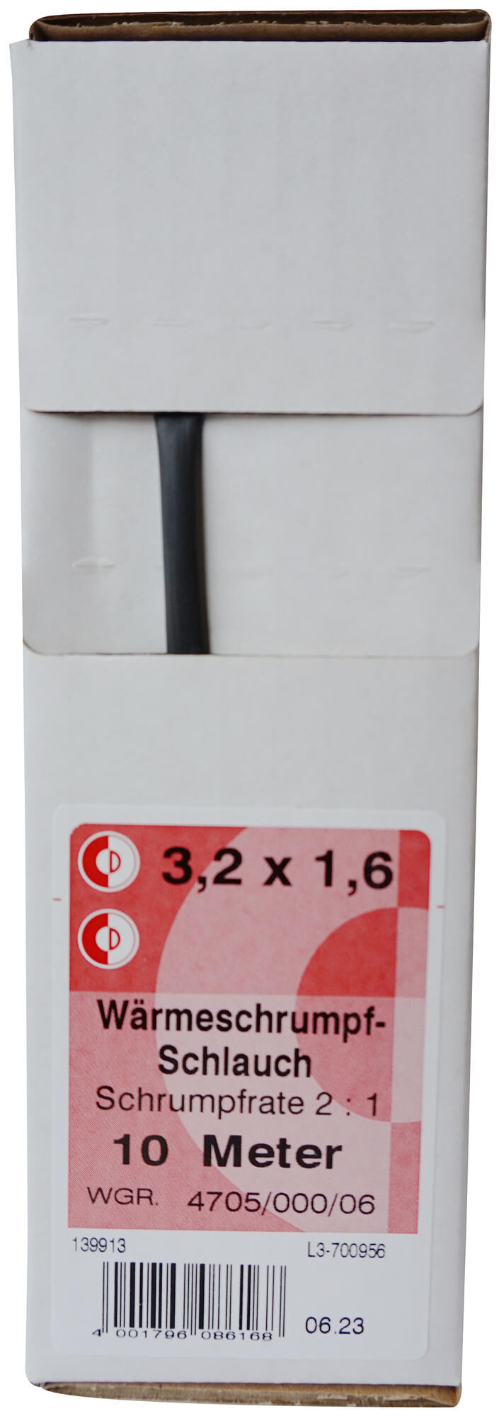 Dresselhaus shtink tubo da 3,2 mm kart.A10mm