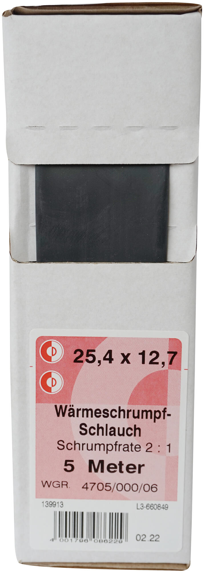 Dresselhaus shtink tubo da 25,4 mm kart.a 5 m