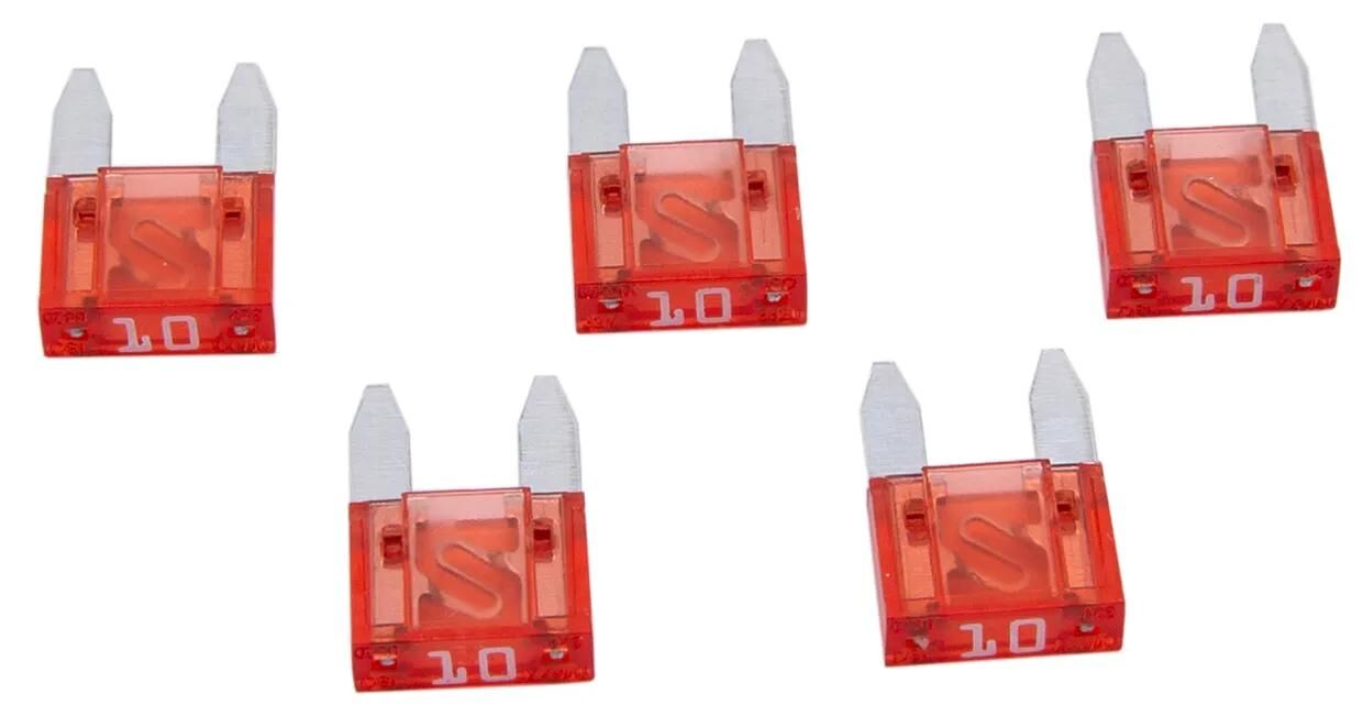 Prossimamente fusibile piatto mini 10a 5 pezzi rossi.