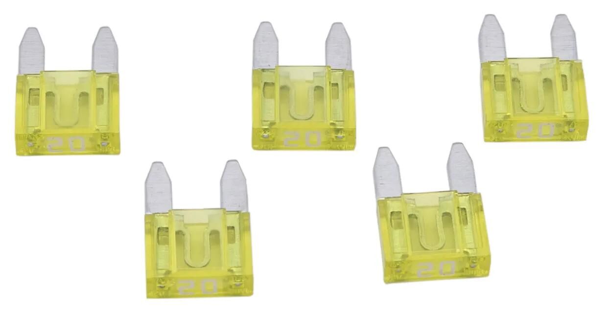 Prossimamente fusibile piatto mini 20a giallo 5 pezzi.
