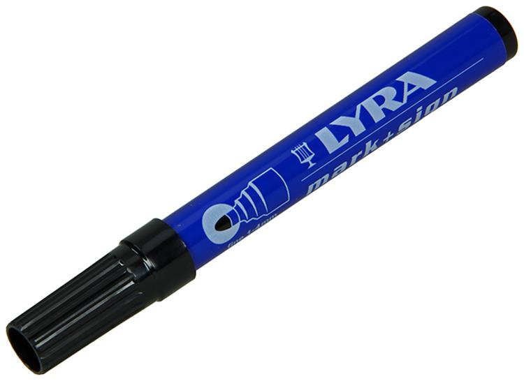 Lyra 1010972 - pennarello indelebile fine nero 112 | 10 pezzi
