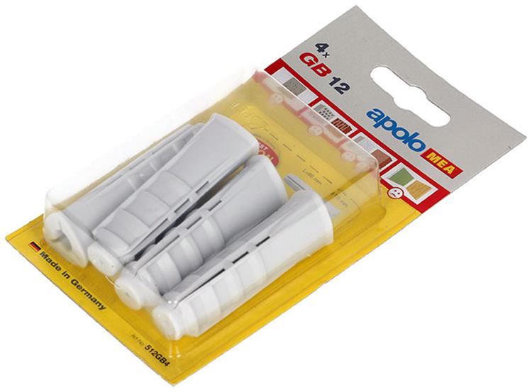Celo 1047079 - tapones para hormigón celular ø12x60mm gb 4 piezas | 1 pieza