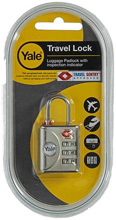 Yale 1018558 - lucchetto a combinazione tsa ytp1 32 119 1 32mm | 5 pezzi