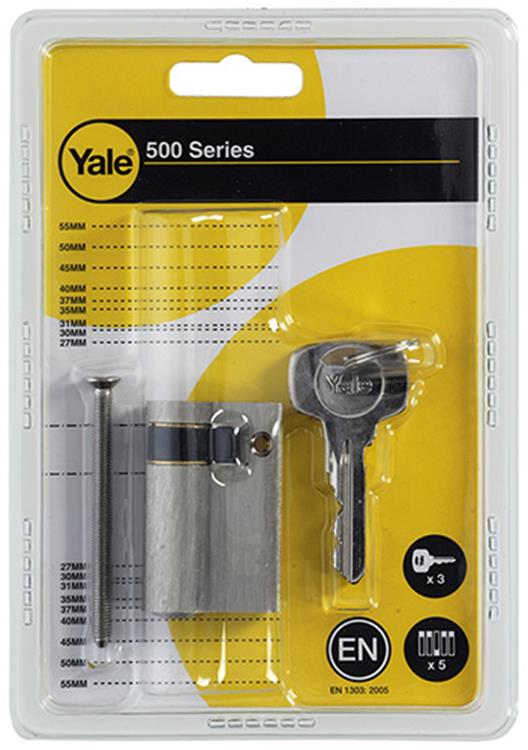 Yale 1006525 - cilindro mezzo profilo 0500 mv 50mm (10 40) | 1 pz