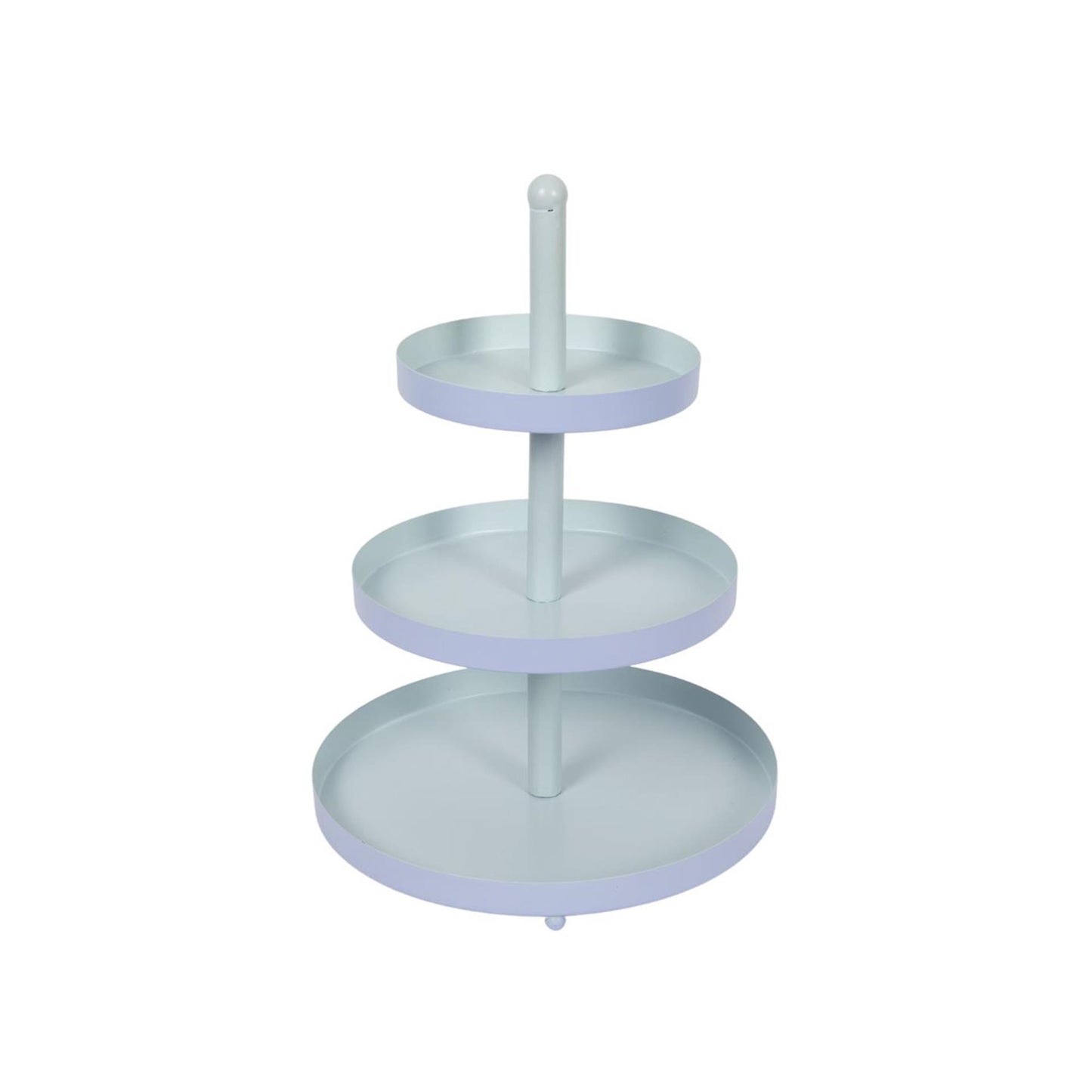 Etagere 3 strati blu-menta ø25xh35cm