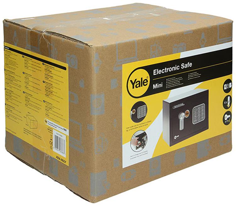 Yale 1047115 - cassaforte mini nera | 1 pz