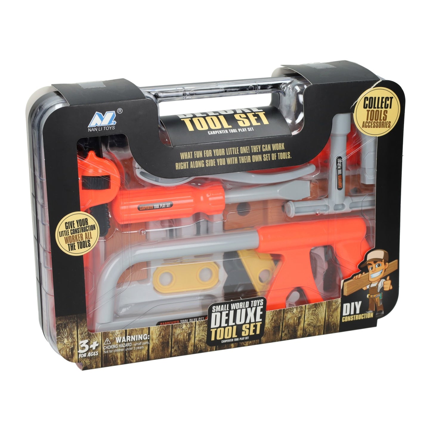 Set di attrezzi Jono Toys in valigetta - 25 pezzi.