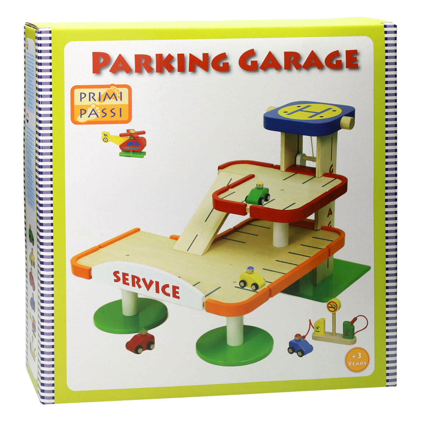 Garaje de madera Jonotoys primi passi