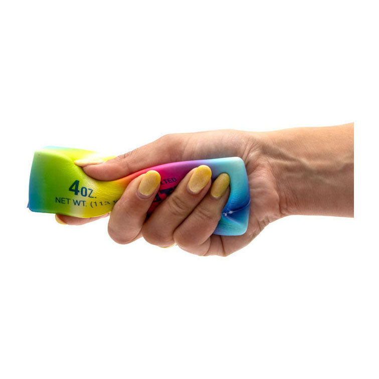 Jono juguetes exprimen mantequilla arcoiris