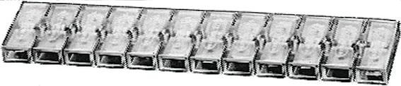Hella Socket, 12 pines 142x42x7.0 mm 10pcs.