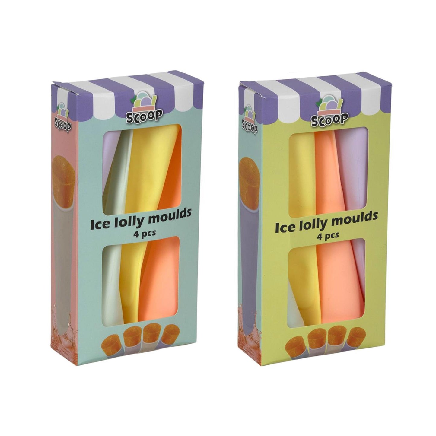 Ice Slollymakers uni exprime 4 piezas Color Surorti