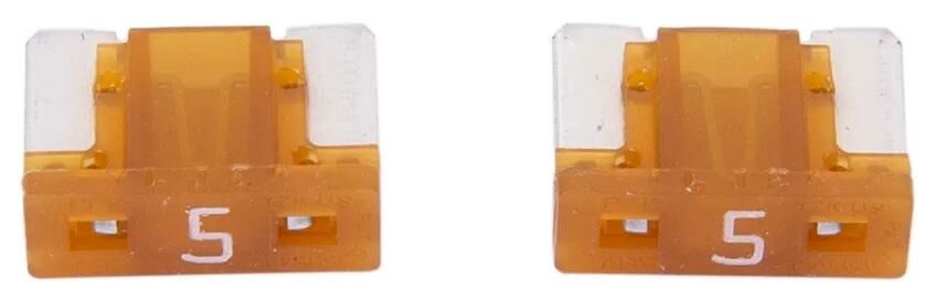 Dresselhaus mini-fuse 5a 2 pezzi. Marrone chiaro a basso profilo