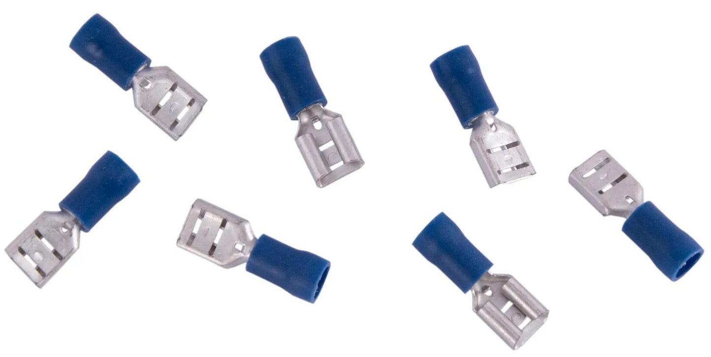 Dresselhaus flachsteckhülse female disconnectors 6.3 partially insulated, 1.5-