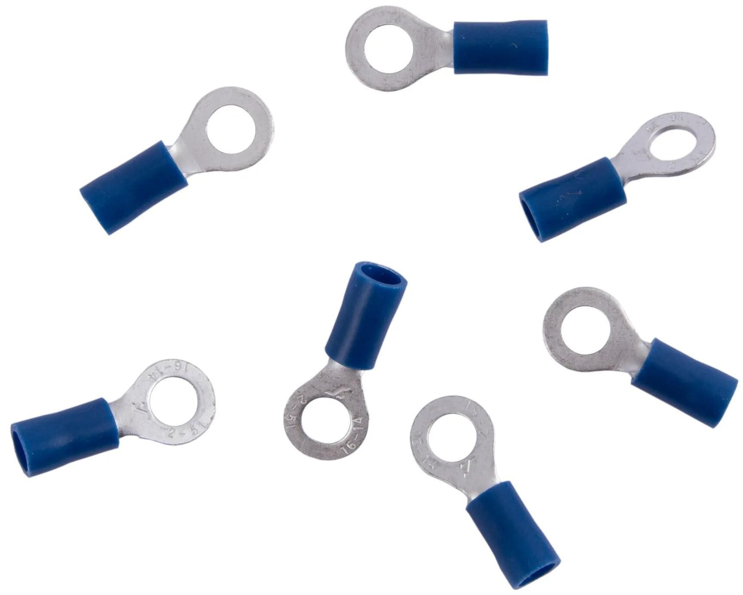 Conector de anillo Dresselhaus, 4 mm, azul parcialmente aislado, 1.5-