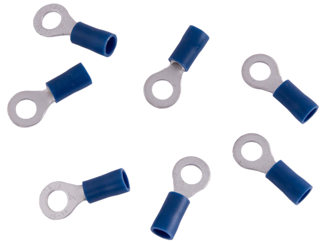Conector de anillo Dresselhaus, 5 mm, azul parcialmente aislado, 1.5-