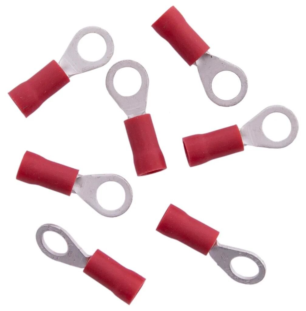 Tenna de anillo Dresselhaus, 5 mm, aislada rojo 0.25 - 1.0 QMM