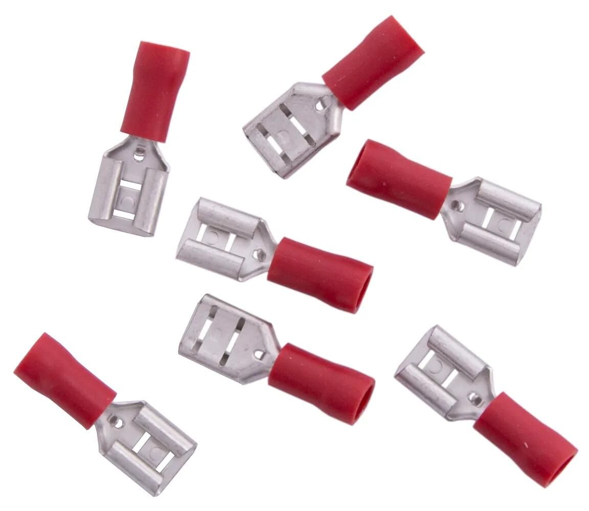 Dresselhaus flachsteckhülse female disconnectors, 6.3 insulated, 0.25-1.0 qmm
