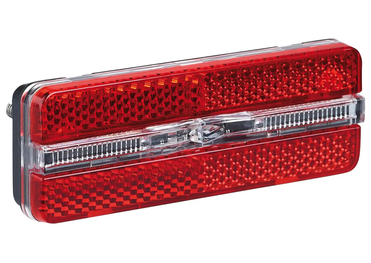 Striscia luminosa tramonto a LED supportata da dinamo Büchel con luce di posizione