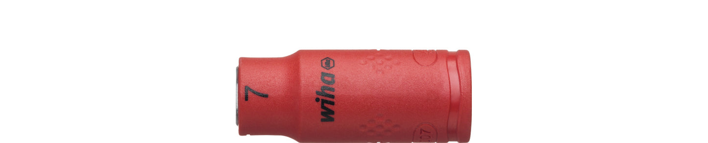 Wiha 246227 inserto de llave de vaso aislado 1 4 hexágono exterior 7,0 mm x 42 mm - 43092