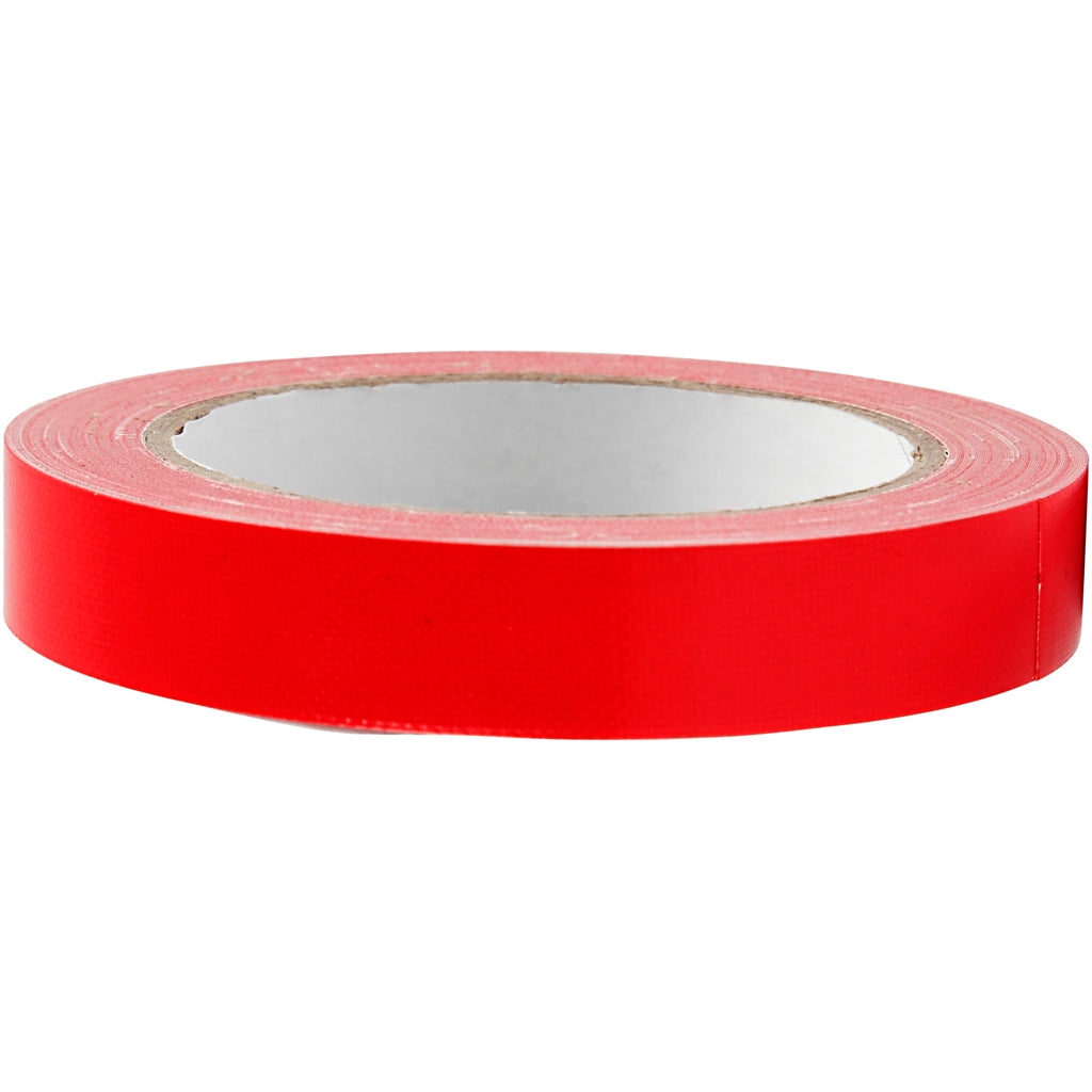 Cinta de lona Creativ Company, ancho: 19 mm, roja, 25 m 1 rollo