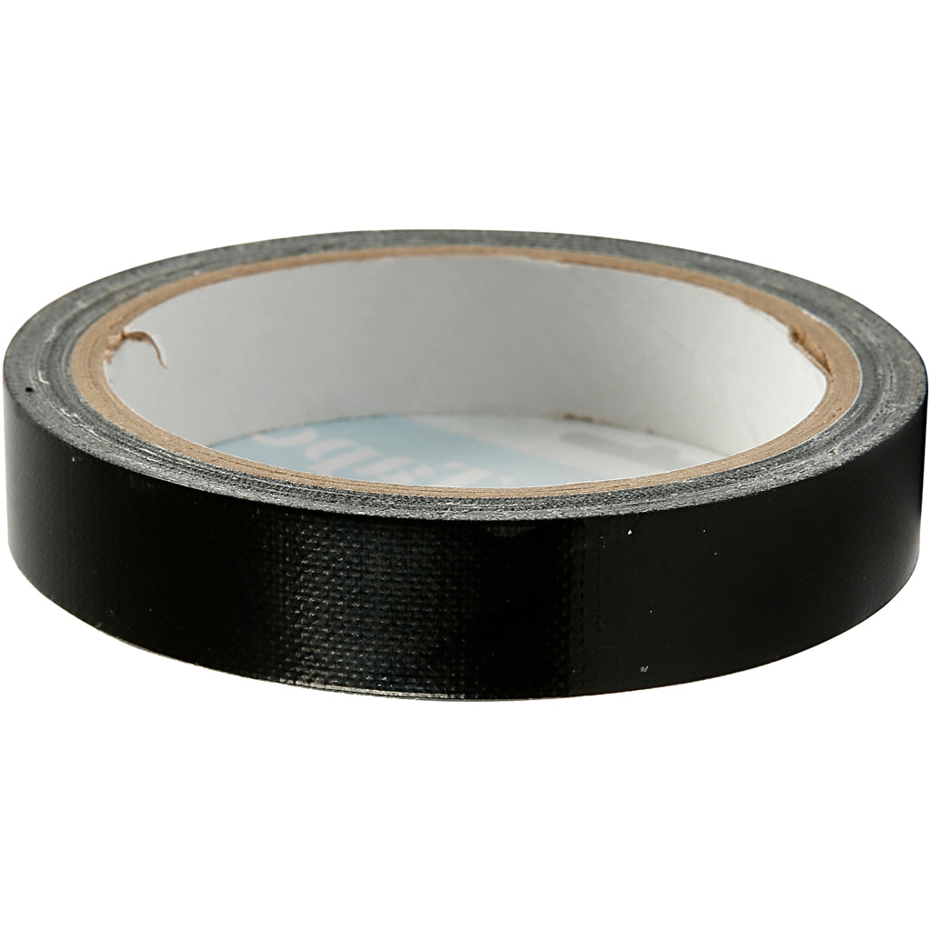 Nastro telato Creative Company, larghezza: 19 mm, nero, 25 m 1 rotolo