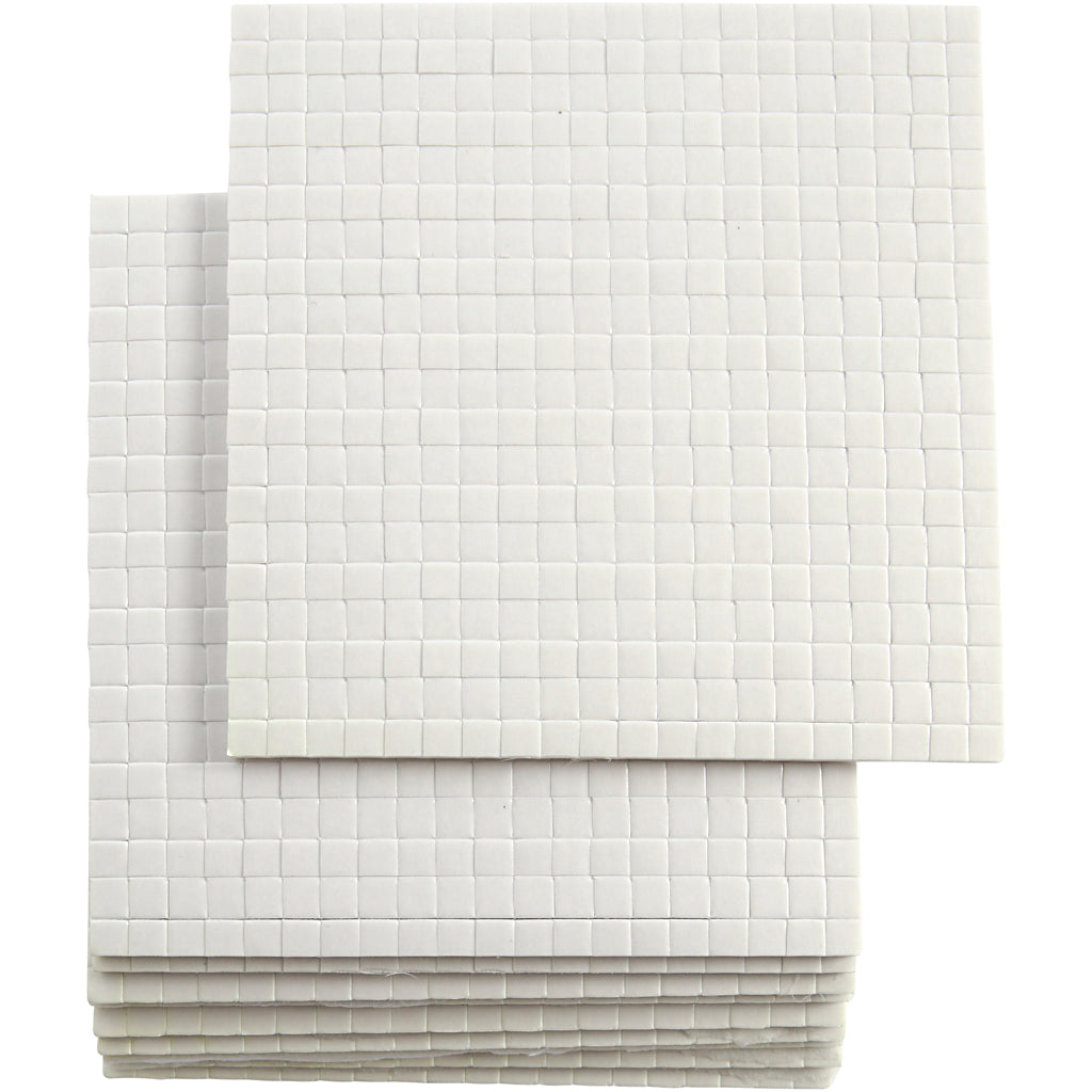 Almohadillas de espuma 3D, tamaño 5x5 mm, espesor 2 mm, 10x400 piezas 1 caja