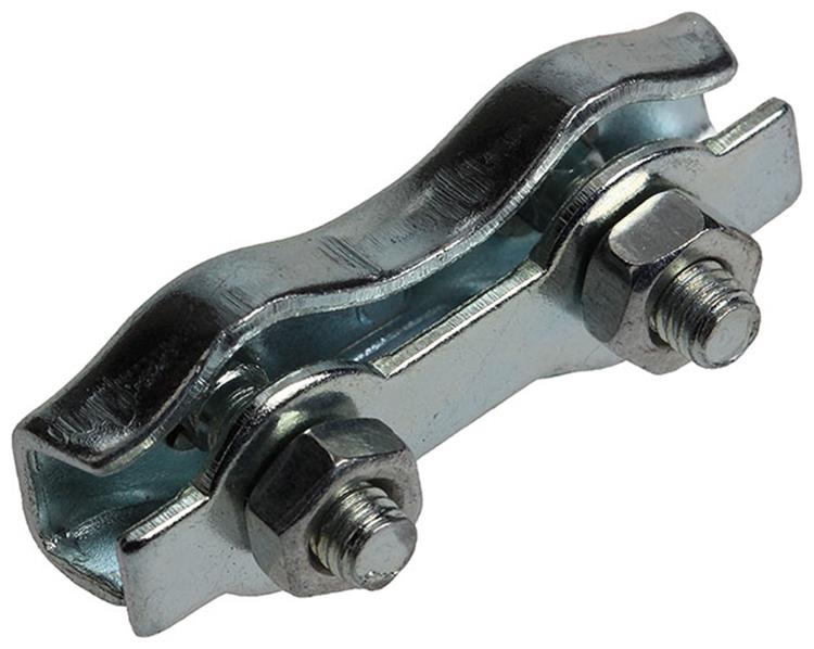 Mack 1006900 - 2 abrazaderas de alambre de acero dúplex galvanizado 2-3mm bl | 5 piezas