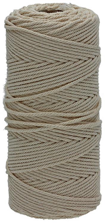 Mack 1006913 - cuerda de embalaje algodón crudo 1mm aprox. 90m | 10 piezas
