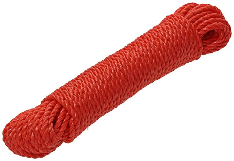 Mack 1006917 - Hilo naranja retorcido pp 4mm 15m | 5 piezas
