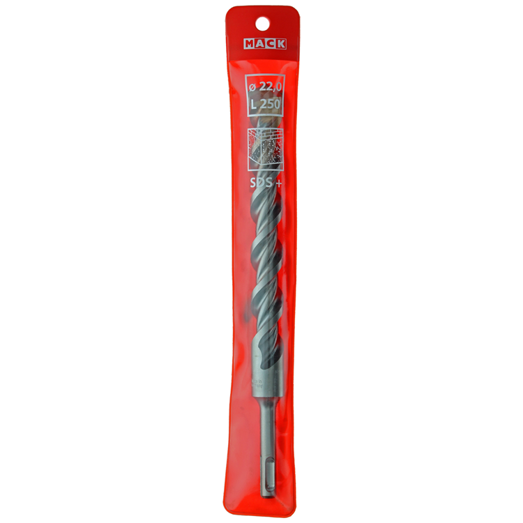Mack 1018222 - taladro percutor sds+ 22x250mm | 5 piezas