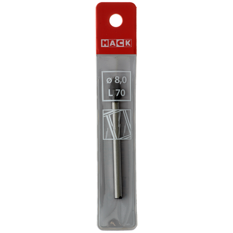 Mack 1018285 - Broca para baldosas de vidrio ø 8,0 x 70 mm | 5 piezas
